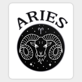 Aries Star Sign Zodiac Horoscope Cheeky Witch® Sticker